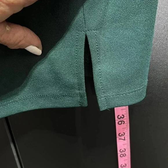 Altar’d State Asymmetrical neckline,stretch cord straps,zipper back,slit - Picture 8 of 10